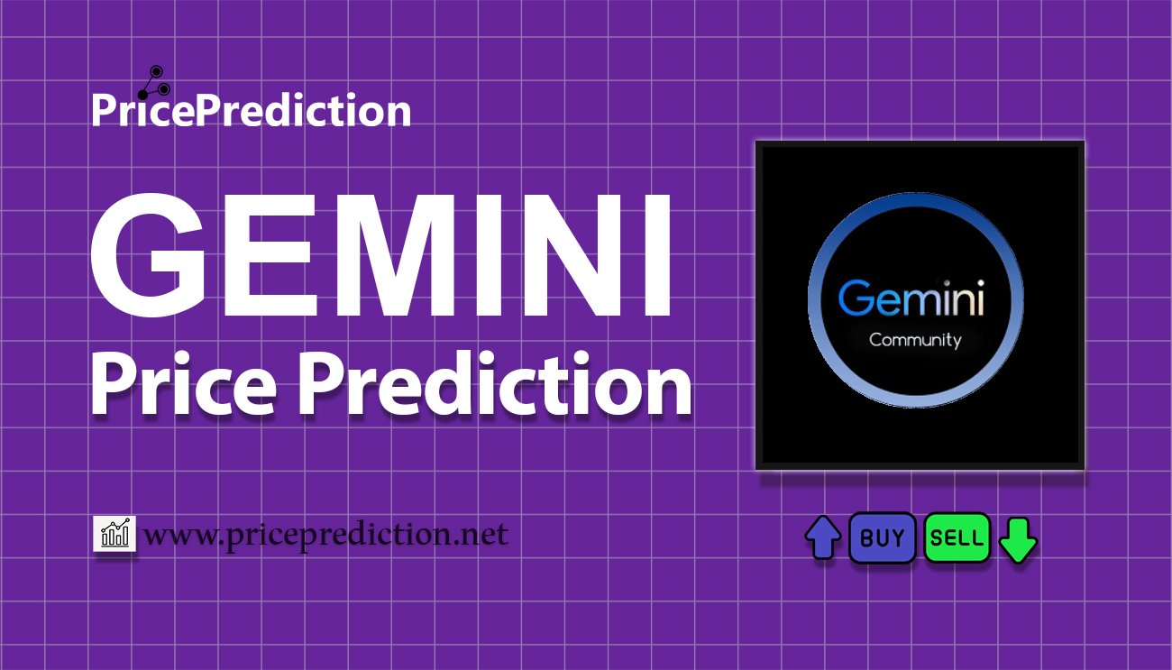 Gemini AI Koers Verwachting 2025, 2030 | GEMINI Koers Verwachting